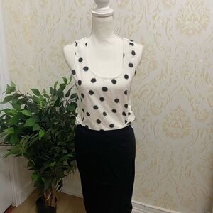 Loft GUC dotted tank top in size XS